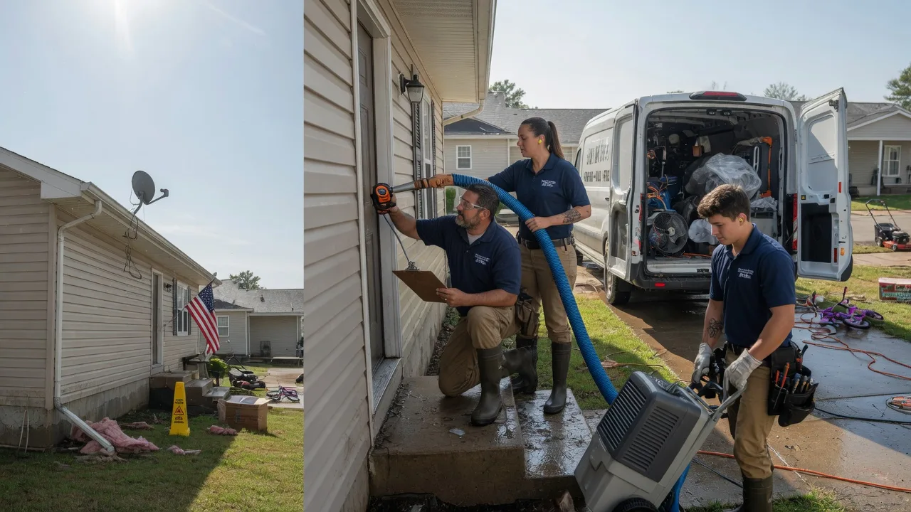 Ceiling Water Damage Restoration in Midlothian, TX near me