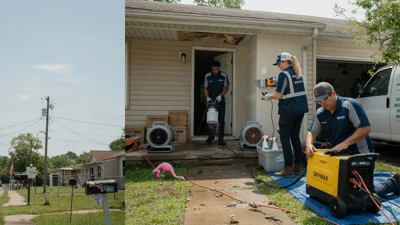 Storm Damage Water Removal in Midlothian, TX near me